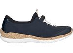 Rieker, sportliche Damen-Sneaker, mit MemoSoft Decksohle DUNKELBLAU