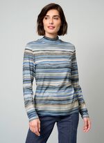 Shirt mit kurzem Reissverschluss 