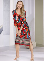 Laurina-Nachthemd mit Bord&uuml;rendruck 