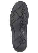 Schn&uuml;r-Bootie mit Wechselfussbett SCHWARZ