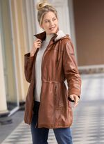 Lederkurzmantel von &laquo;Cabrini&raquo; 