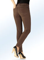 Superbequeme, edle Hose COGNAC