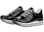 Remonte Sneaker mit effektvoller Schnürung SCHWARZ