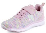 Sneaker aus effektvoll dessiniertem Textilmaterial ROSA-BUNT