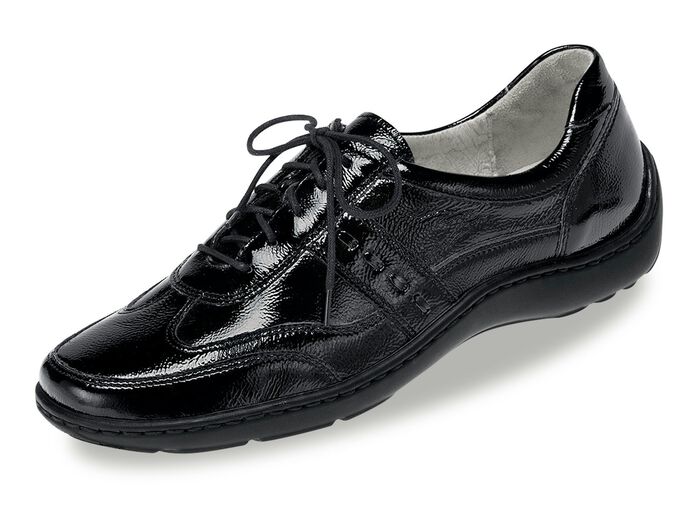 Waldl&auml;ufer, bequeme Damen-Schn&uuml;rschuhe, Weite H, mit herausnehmbarem Fussbett 