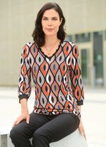 Shirt mit V-Ausschnitt 