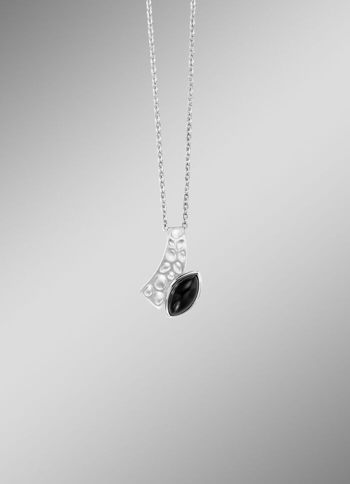 Anh&auml;nger mit echt schwarzem Achat f&uuml;r einen Hauch von Mystik und Stil!  