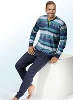 Pastunette Pyjama mit Knopfleiste und B&uuml;ndchen  