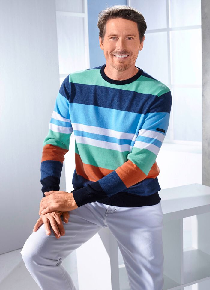 Modischer Rundhalspullover 