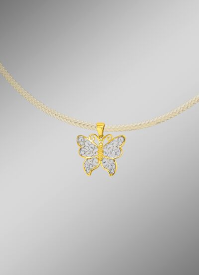 Filigraner Schmetterlings-Anh&auml;nger 