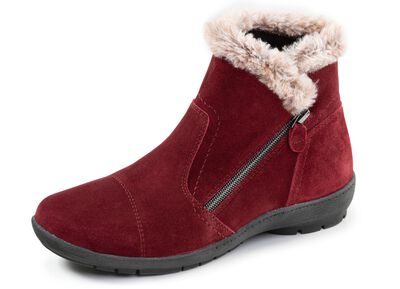 ELENA EDEN, gef&uuml;tterte Damen-Boots, Winterschuhe, Weite G, mit herausnehmbarem Fussbett 