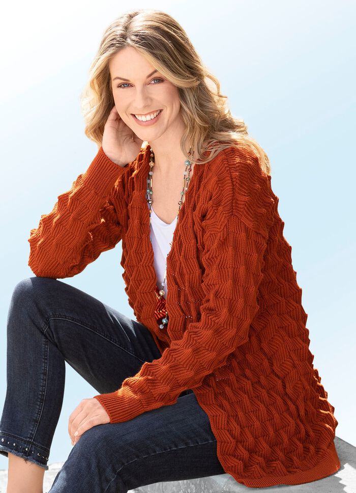 Strickjacke mit toller Struktur TERRA