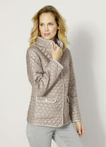 Wendejacke mit grafischem Steppmuster