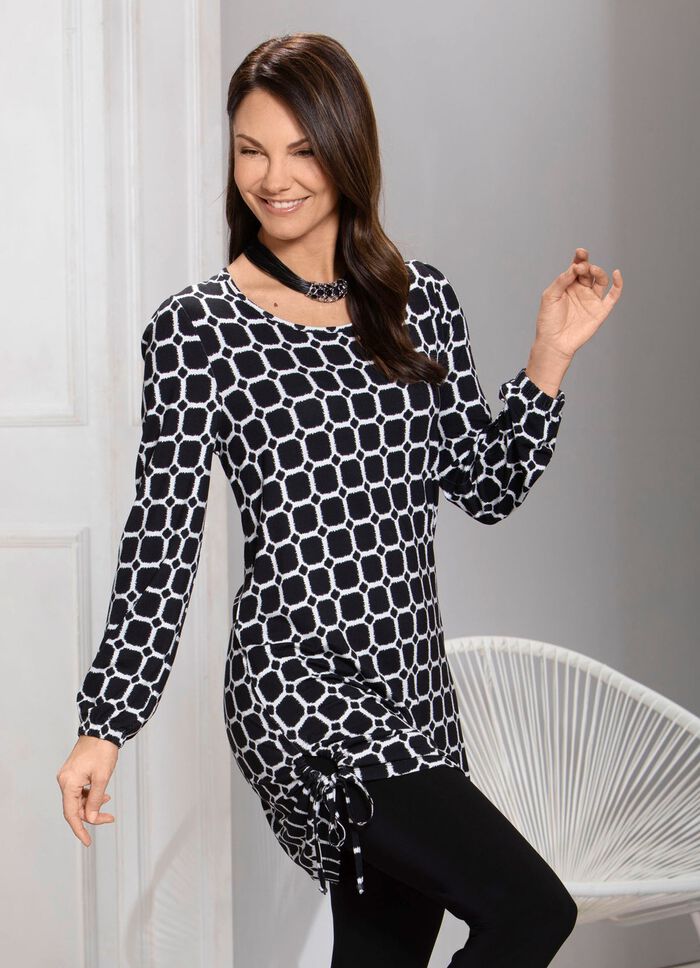 Einzigartiges Longshirt mit Seitenschlitzen 