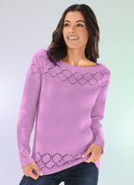 Pullover mit nachhaltig recycelter Baumwolle ROSENHOLZ
