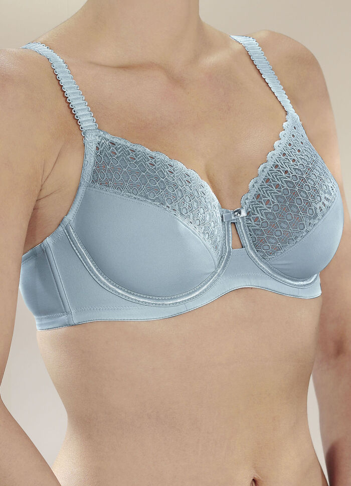 Sassa Zweierpack Bügel-BH 1X EISBLAU, 1X WEISS