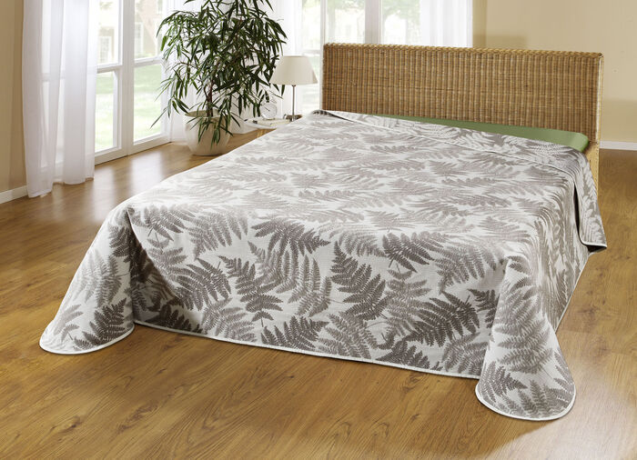 Tagesdecke mit naturnahen Blättermotiven NATUR