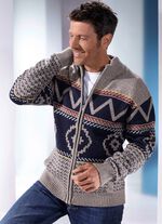 Jacke mit durchgehendem Reissverschluss 