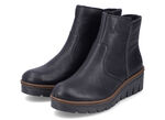 Rieker, gefütterte Damen-Stiefeletten, Winterschuhe, mit Reissverschluss SCHWARZ