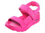 SKECHERS Sandale aus dehnbarem Textilmaterial PINK