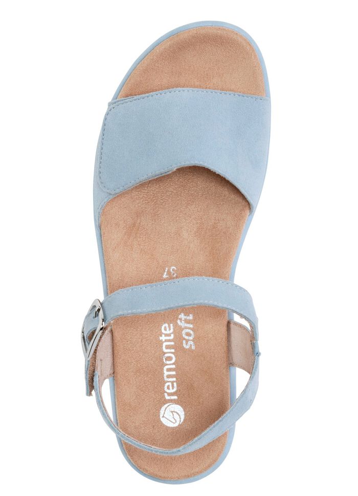 Sandale aus Samtveloursleder 