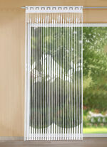 Fadenvorhang für Vorhangschiene und -stange WEISS