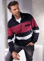 Sweatshirt mit kn&ouml;pfbarer Brusttasche 