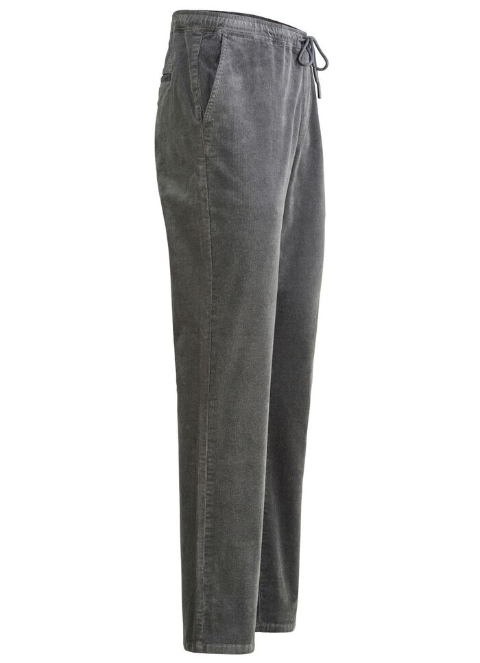 Schlupfcordhose mit Gummibund rundum in 3 Farben 