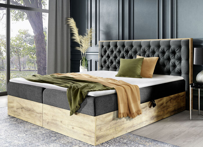 Wohndecke und Kissenbezug in toller Strickoptik GRÜN