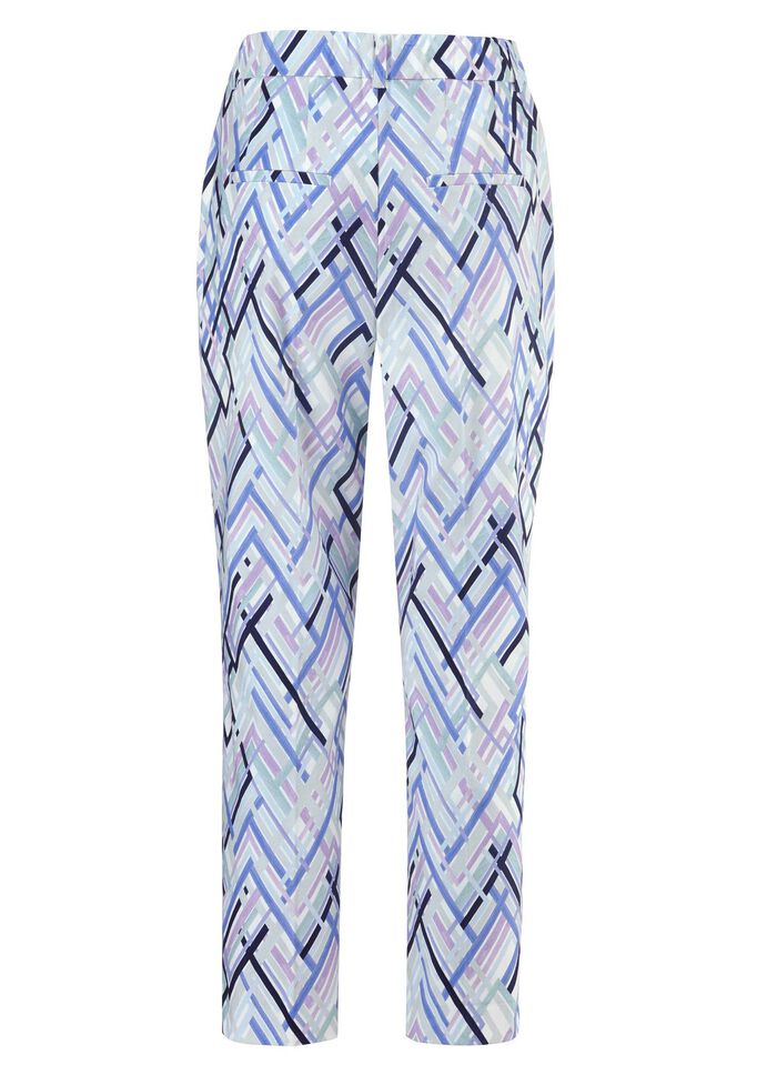 Hose in 7/8-L&auml;nge mit aktueller Dessinierung 