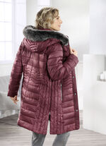 Kurzmantel mit seitlicher Längssteppung KASTANIE