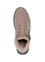 ELENA EDEN, gef&uuml;tterte Damen-Boots, Winterschuhe, Weite H, mit herausnehmbarem Fussbett TAUPE