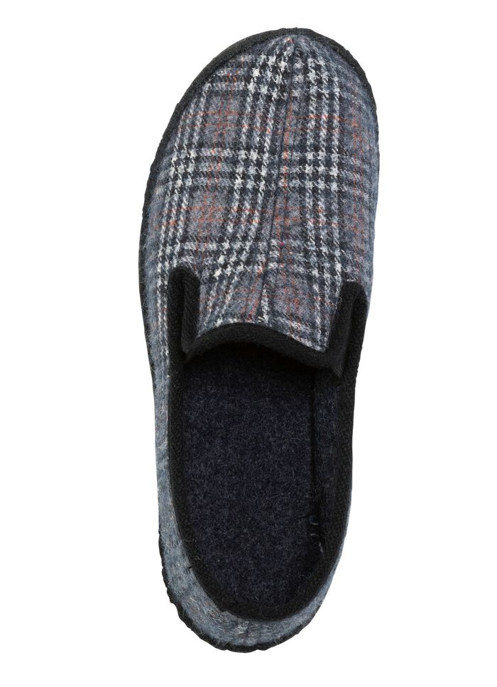 Textil-Hausschuh mit anatomisch geformtem Fussbett 