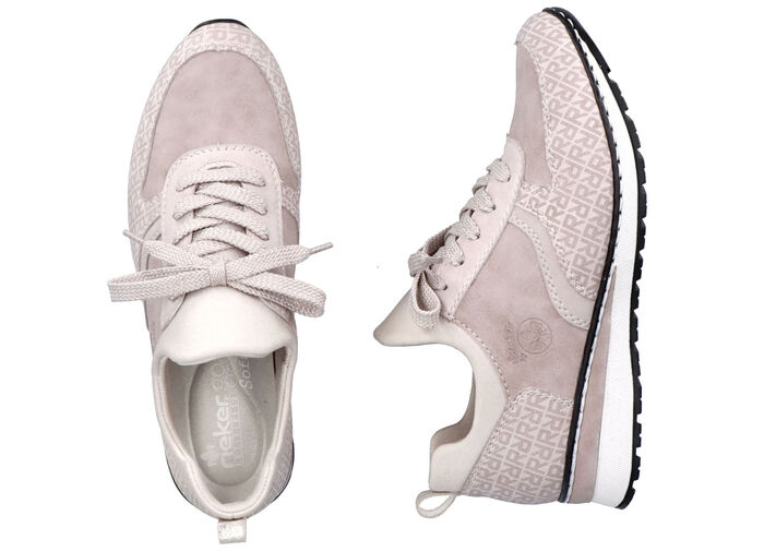 Rieker Sneaker mit Zierschnürung PUDERROSÉ