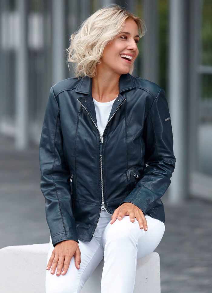 Lederkurzjacke von &laquo;Cabrini&raquo; 