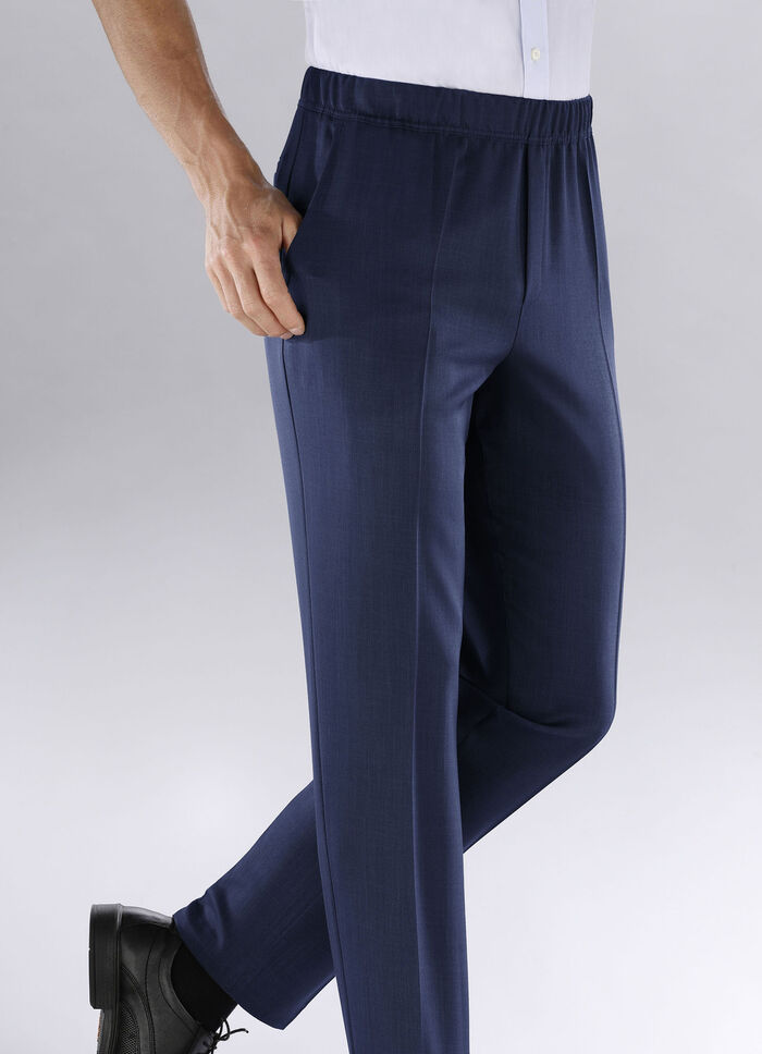 «Klaus Modelle»-Schlupfhose in 4 Farben MARINE MELIERT