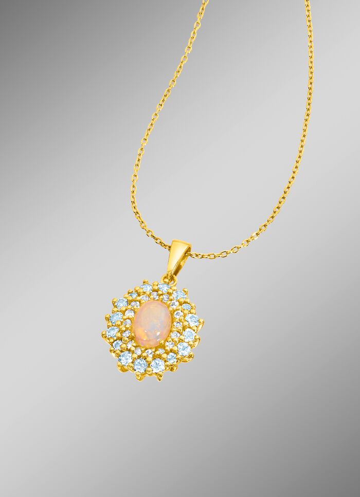 Anh&auml;nger mit Ankerkette 