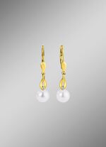 Ohrringe mit S&uuml;sswasser-Zuchtperlen 