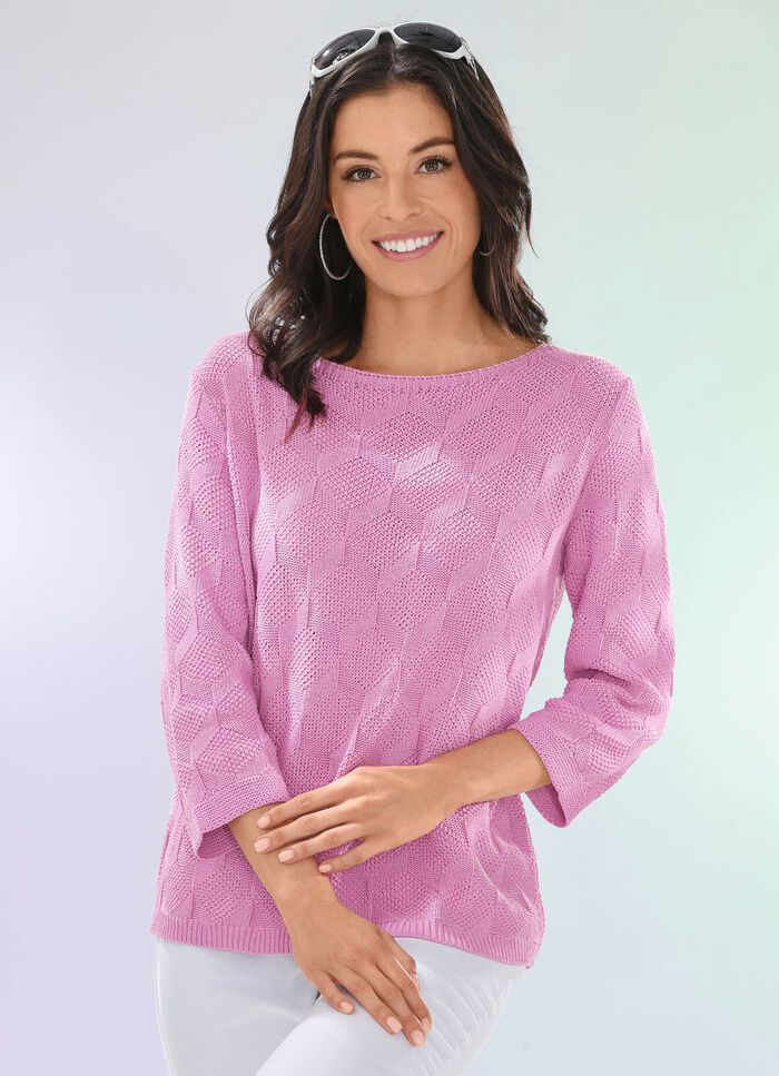 Pullover mit nachhaltig recycelter Baumwolle 