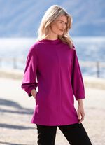 Longshirt mit seitlichen Eingrifftaschen 