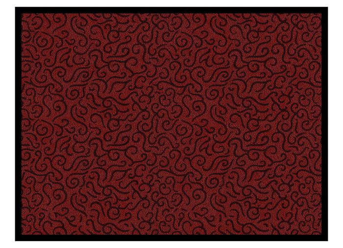 Praktische Schmutzfangmatten f&uuml;r innen und aussen ROT