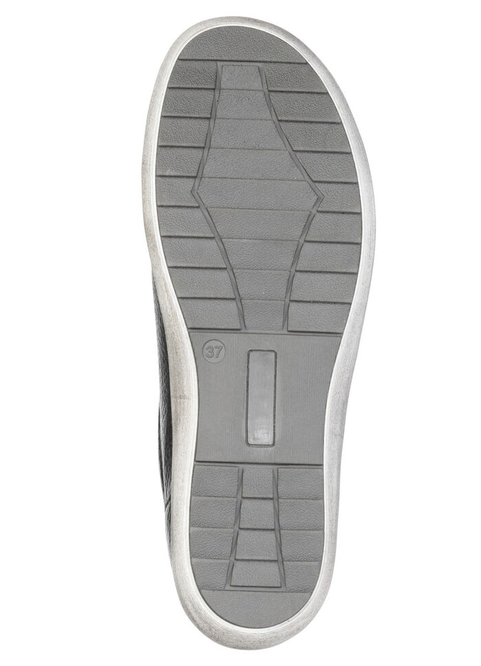 ELENA EDEN, atmungsaktive Damen-Sneaker, Weite H, mit herausnehmbarem Fussbett SCHWARZ