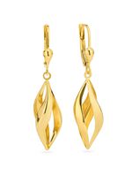 Durchbrochene Ohrringe aus Gold 