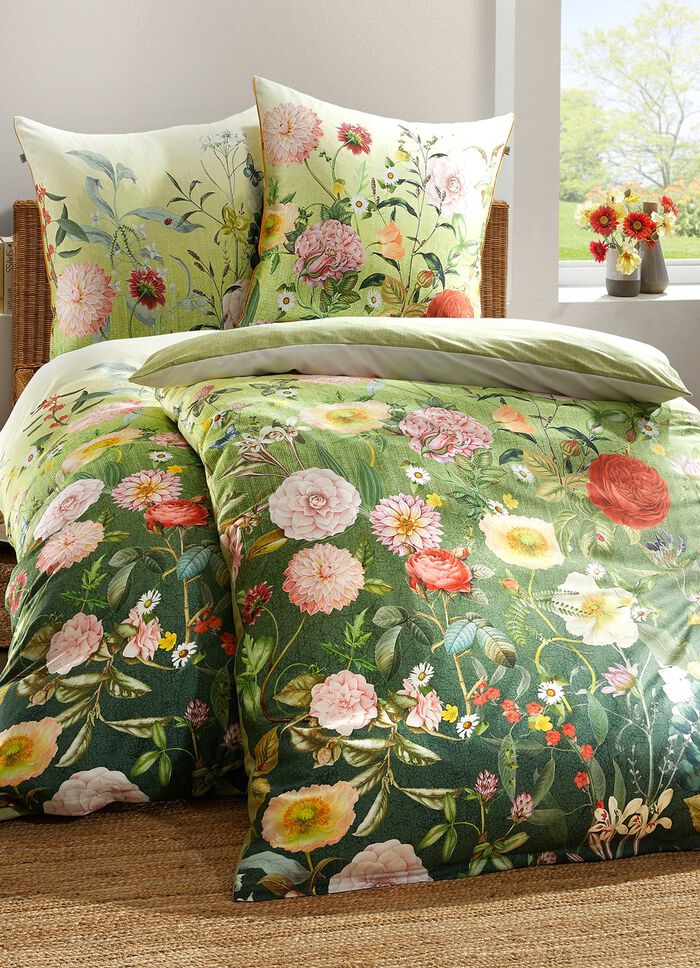 Wendebettw&auml;sche-Garnitur aus Mako-Satin 