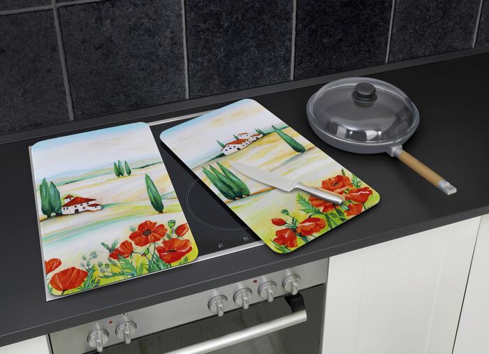 &laquo;WENKO&raquo; Herdabdeckplatten, 2er-Set 