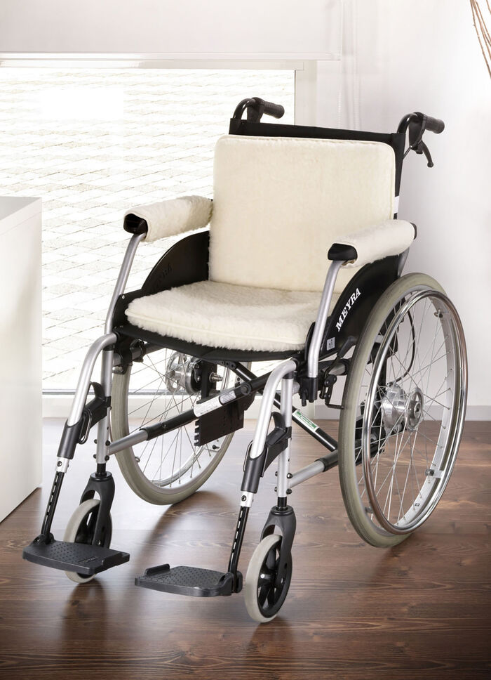 Rollstuhl-Set aus Schurwolle, 3-teilig