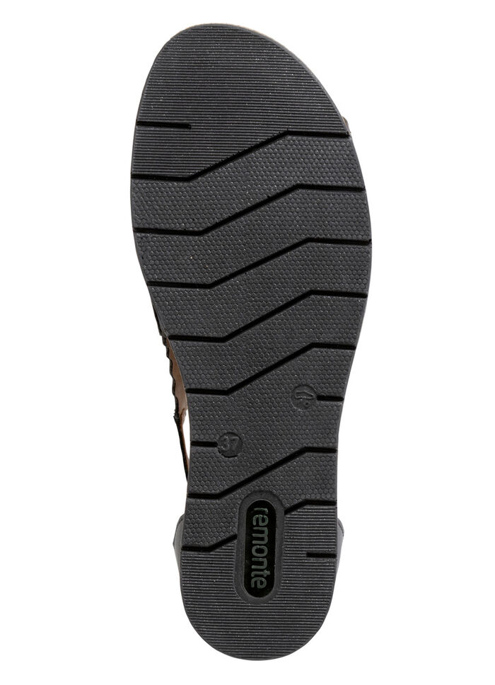 Sandale mit Klettverschluss SCHWARZ