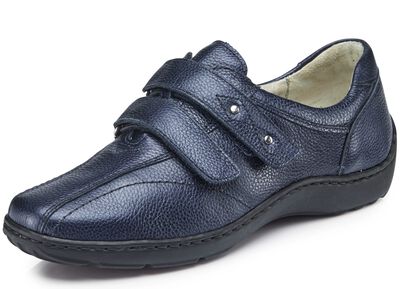 Waldl&auml;ufer, bequeme Damen-Slipper, Weite H, mit herausnehmbarem Fussbett 