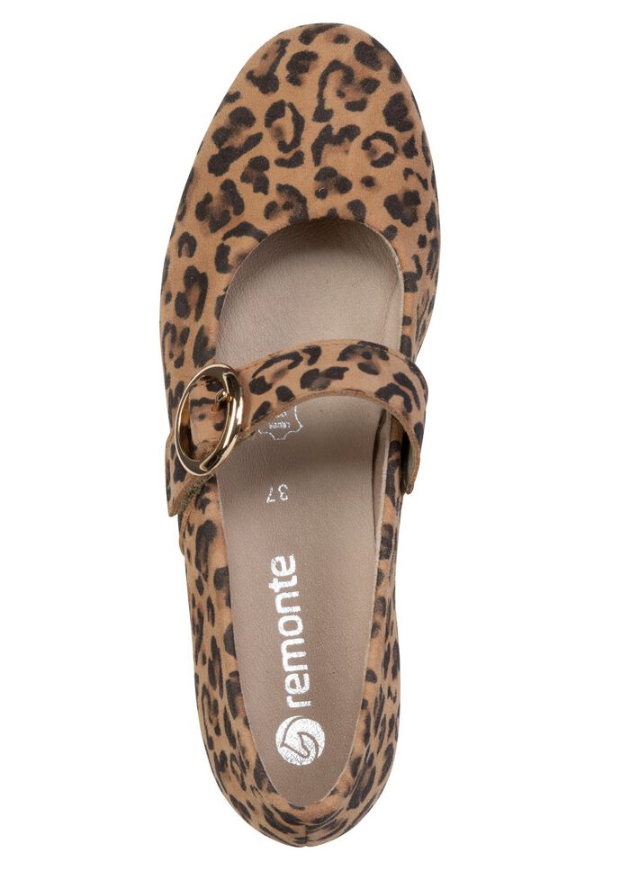 Remonte, trendige Damen-Spangenschuhe, mit herausnehmbarem Fussbett 