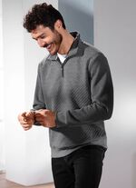 Troyer in 2 Farben DUNKELGRAU MELIERT